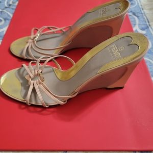 Peach Fendi 👡 Sandals